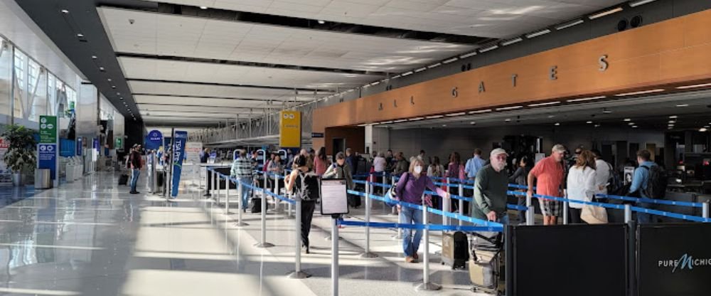 Frontier Airlines DTW Terminal